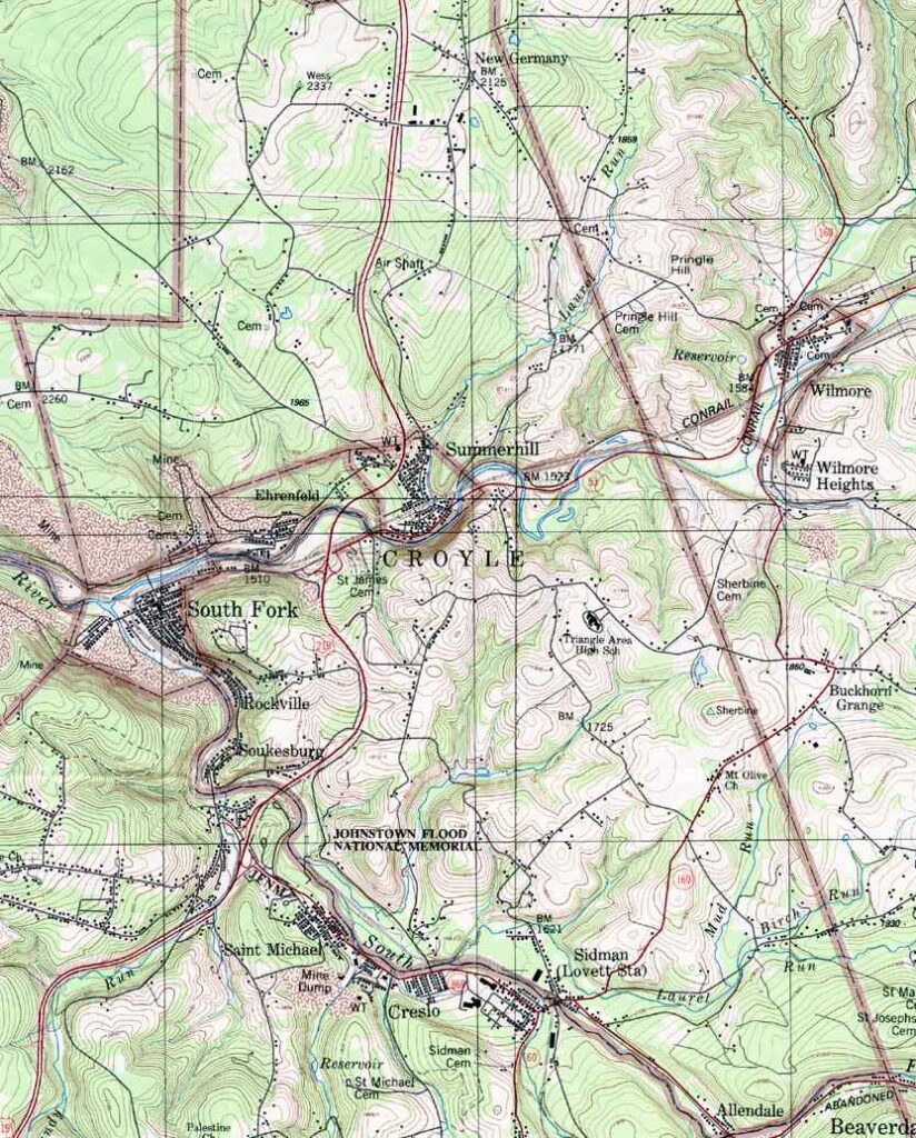 Croyle Township map